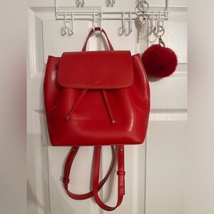 Papermint Artificial Leather small backpack with adjustable straps